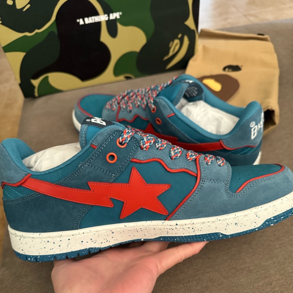 Brand new in box with dust bag - BAPE Blue Sk8 Sta #7 Sneakers